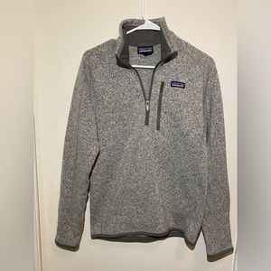Patagonia better sweater 1/4 zip men’s size xs